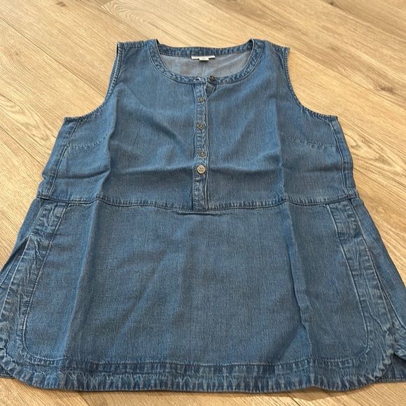 I Jill soft Jean sleeveless shirt - Picture 1 of 6